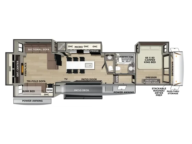 2027 Forest River Cherokee Sabre 38RVHUNTER exterior