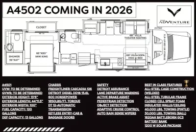 2027 Showhauler Adventure A4502 A4502 photo 16