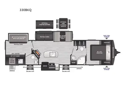 2026 Keystone Bullet Premium 330BKQ photo 2