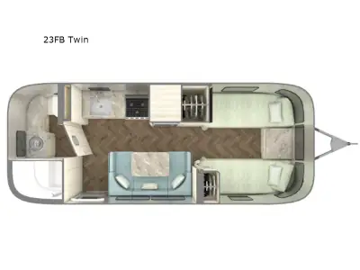 2026 Airstream International 23FB Twin photo 2