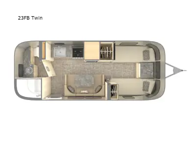 2026 Airstream Flying Cloud 23FB Twin photo 2