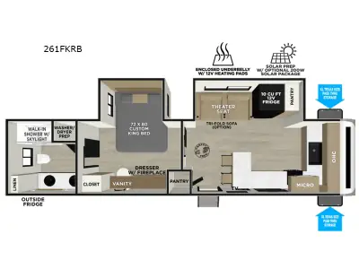 2027 Forest River Salem Hemisphere 261FKRB photo 2