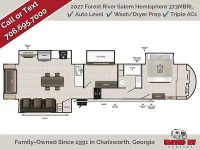 2027 Forest River Salem Hemisphere 373MBRL