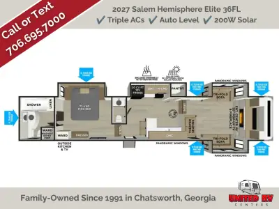 2027 Forest River Salem Hemisphere 36FL