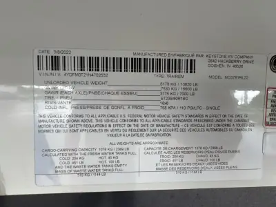 2022 Keystone Keystone MONTANA 3781RL photo 39