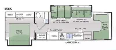 2015 Thor Motor Coach Four Winds Super C 35SK photo 2