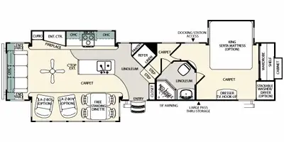 2010 Forest River Sandpiper 356RL photo 18