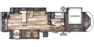 2017 Forest River Salem Hemisphere Lite 346RK photo 19