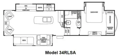 2012 Forest River Cedar Creek 34RLSA photo 2