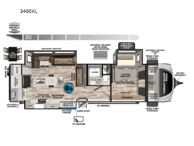 2026 Forest River Vibe 3400XL photo 2