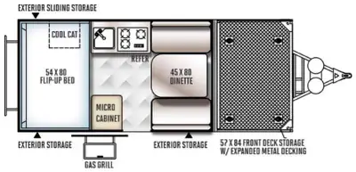 2017 Forest River Rockwood Hard Side Series A122TH