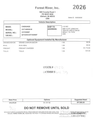 2026 Forest River Cherokee Wolf Pup 14RKW photo 40