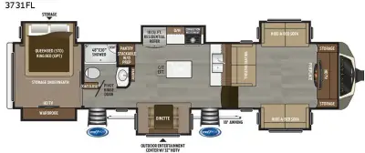 2017 Keystone Montana 3731FL photo 2