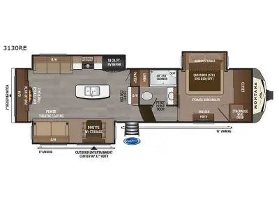 2018 Keystone Montana 3130RE photo 2