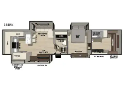 2026 Forest River Cedar Creek 385RK photo 2