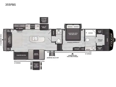 2021 Keystone Cougar 355FBS photo 2