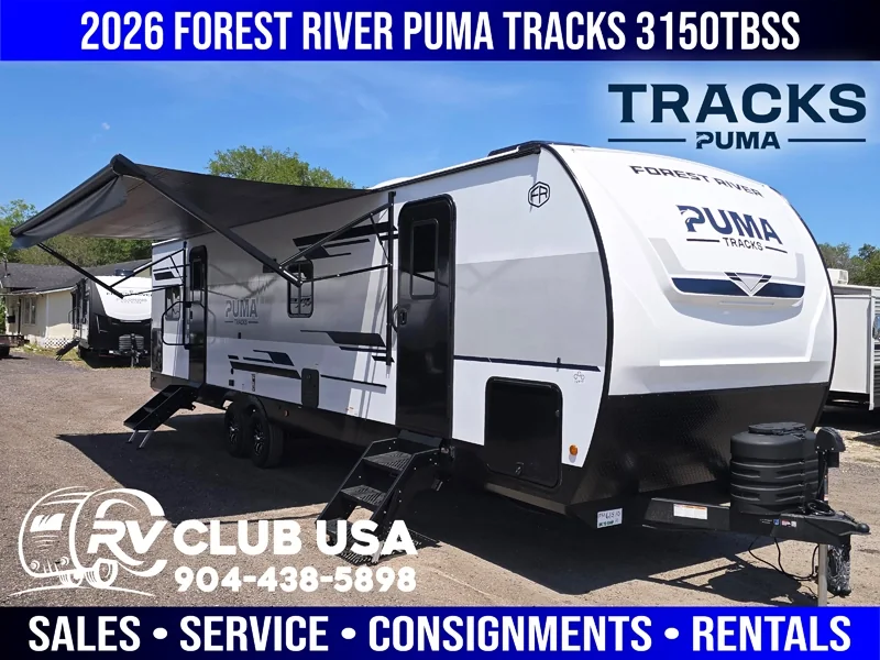 2026 Forest River PUMA TRACKS 3150TBSS exterior