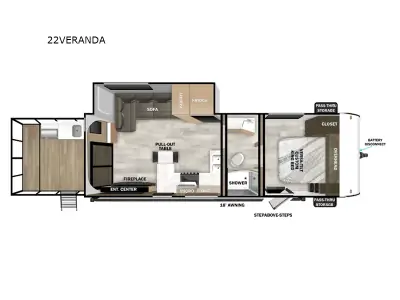 2025 Forest River Salem T22VERANDA photo 2