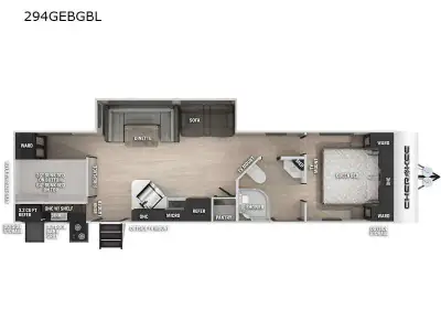 2022 Forest River Cherokee Black Label 294GEBGBL photo 2