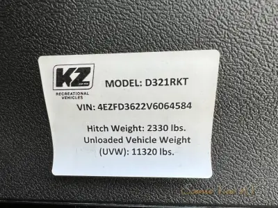 2027 K-Z Durango D321RKT photo 29