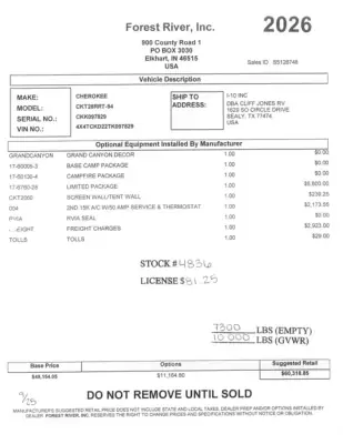 2026 Forest River Cherokee Grey Wolf 28RRT photo 77