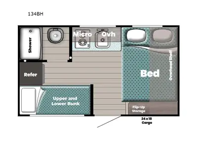 2025 Gulf Stream Ameri-Lite Super Lite 134BH photo 8