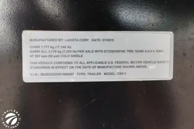 2016 Lakota Charger C8311RK photo 32