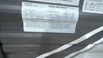 2022 Highland Ridge Olympia 20 FBS photo 4