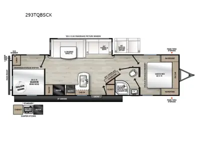 2026 Coachmen Catalina Legacy Edition 293TQBSCK photo 2