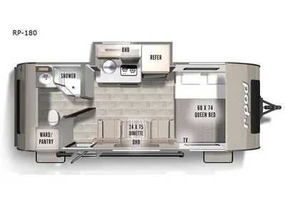 Used 2024 Forest River RV R Pod RP-180