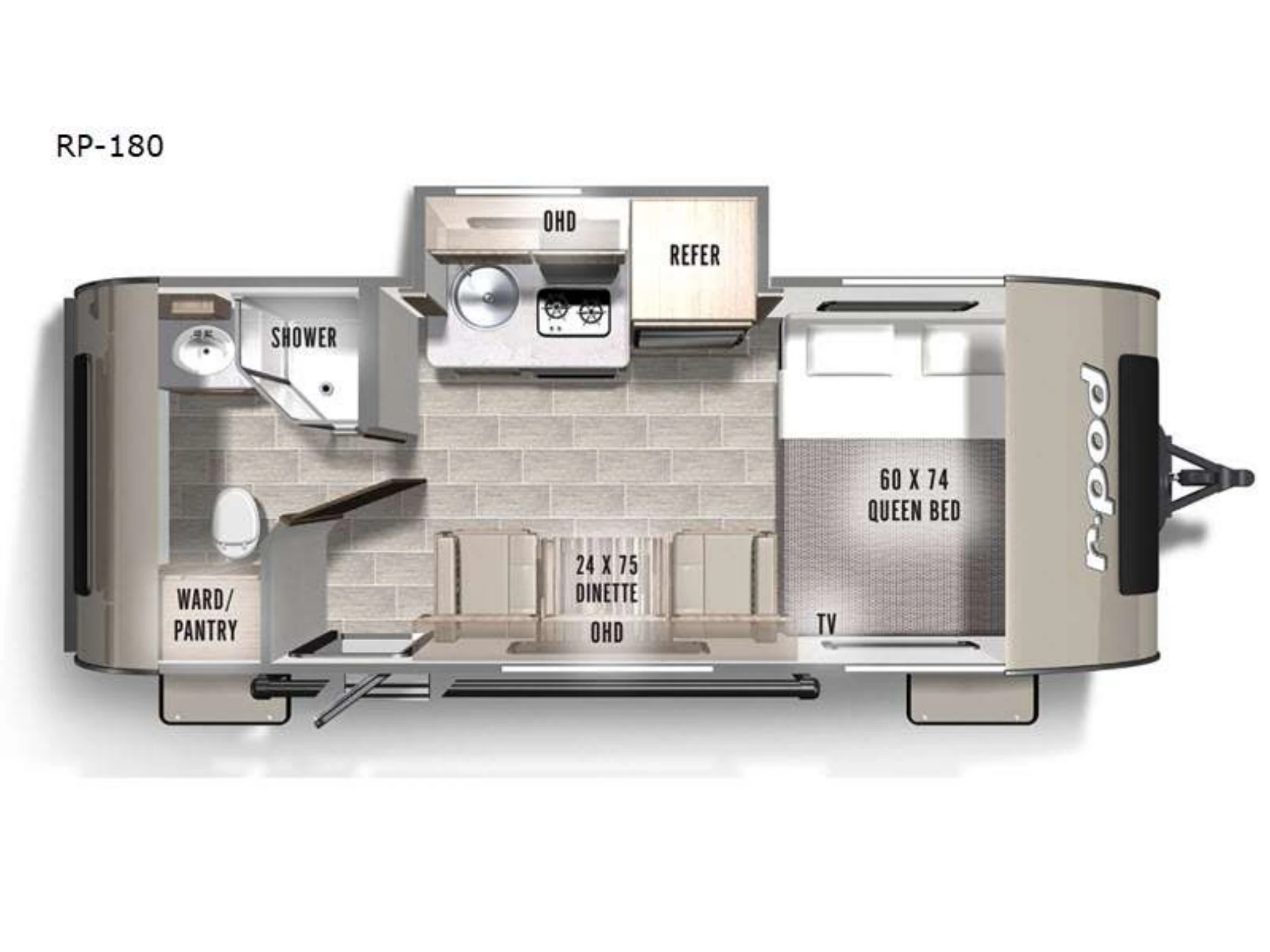 2024 Forest River RV R Pod exterior
