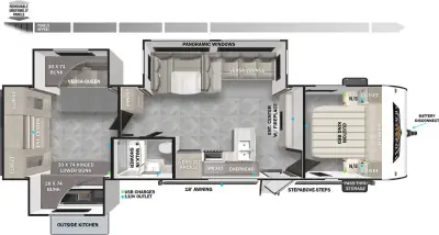 2023 Forest River Wildwood Platinum 31KQBTS photo 2