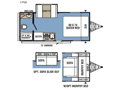 2021 Coachmen Clipper Ultra-Lite 17FQS photo 15