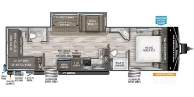 2022 Grand Design TRANSCEND XPLOR 321BH exterior