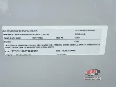 2026 Travel Lite Up Country 575U-XS photo 4