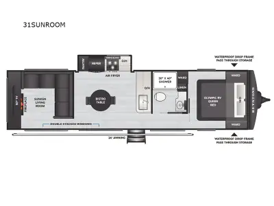 2026 Keystone Hideout Max 31SUNROOM photo 2