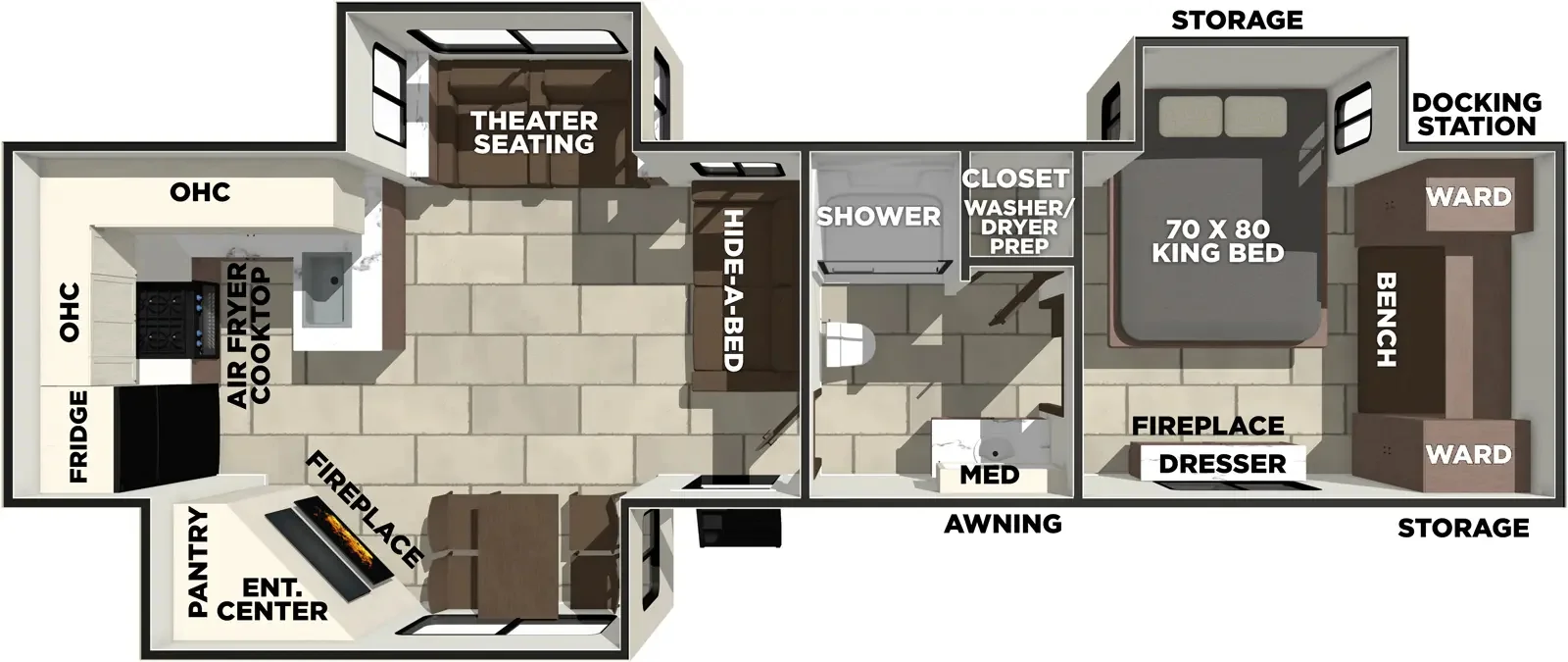 2027 Forest River LaCrosse 3411RK exterior