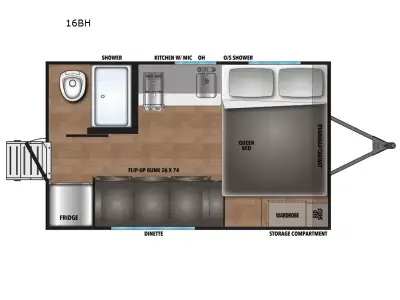 2026 Shasta Rvs Compact 16BH photo 2