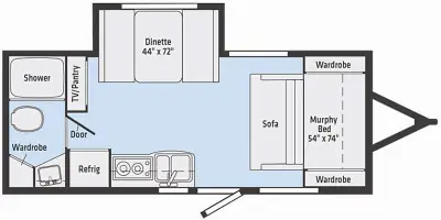 2019 Winnebago Micro Minnie 2108DS photo 3