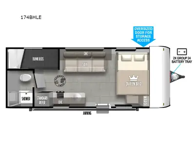 2026 Forest River Wildwood FSX 174BHLE photo 2