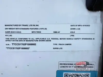 2023 Travel Lite Super Lite 590SL photo 8