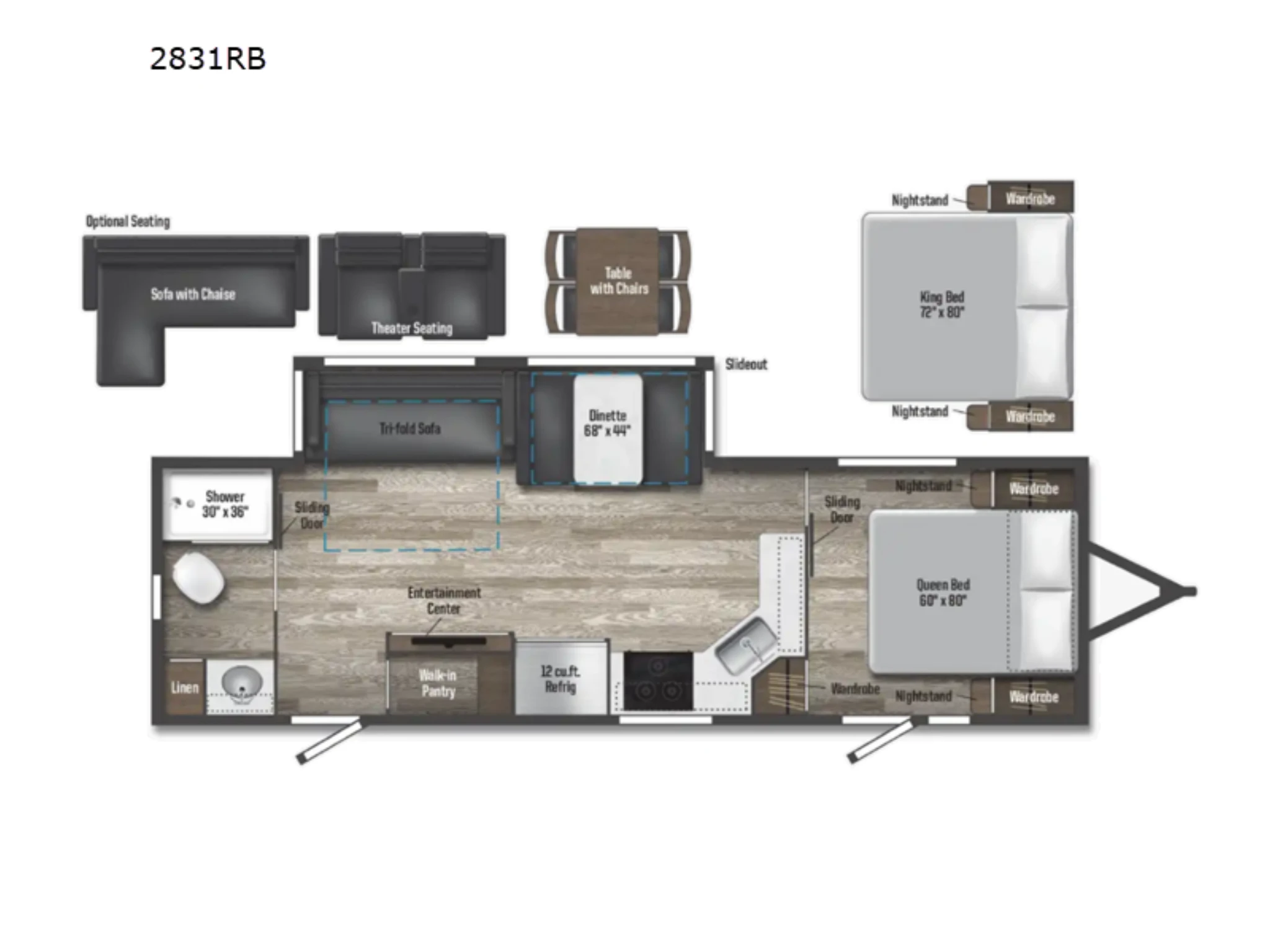 2022 Winnebago Industries Towables Voyage exterior