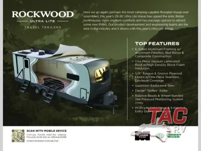 2027 Forest River Rockwood Ultra Lite 2623MBR photo 4