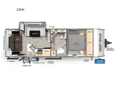 2025 Forest River Cherokee Grey Wolf 23MK photo 2