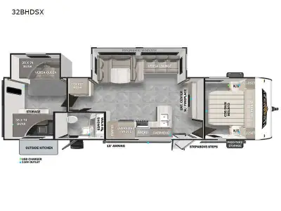 2023 Forest River Wildwood 32BHDSX photo 2