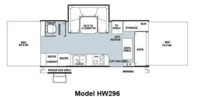 2012 Forest River Rockwood High Wall Series HW296