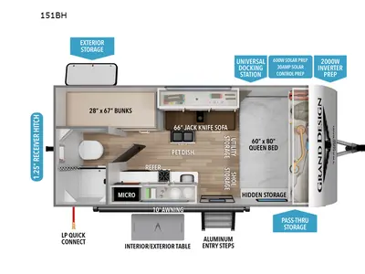New 2026 Grand Design Transcend One 151BH