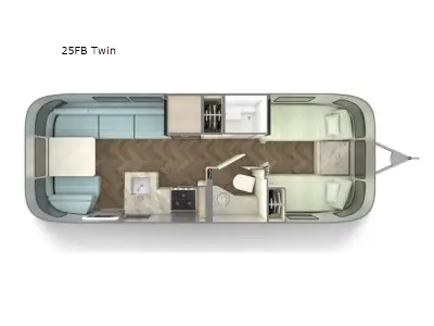 2025 Airstream International 25FB Twin photo 2