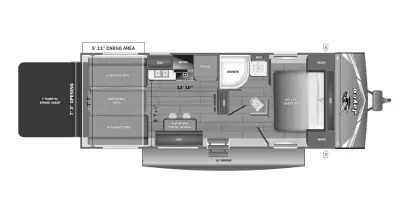 2027 Jayco Jay Flight 265TH TOY HAULER photo 2