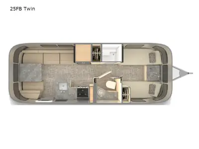 2025 Airstream Flying Cloud 25FB Twin photo 2